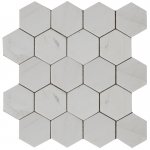 Hexagon Mw Tumbled 74x74 Мозаика из натурального мрамора Vidrepur